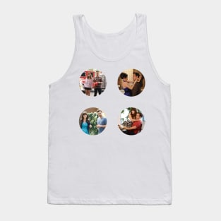 Nick and Jess Sticker Pack Tank Top